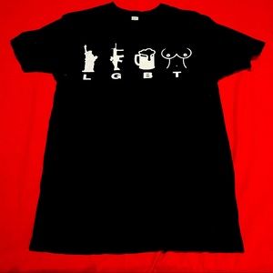 2 for 10🤑 LGBT t-shirt small